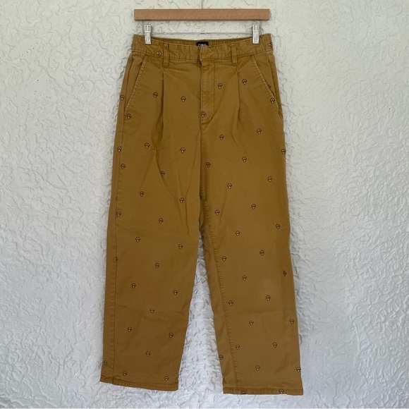 BDG Mia Embroidered Straight Leg Chino Pant Size 6 - Picture 2 of 10